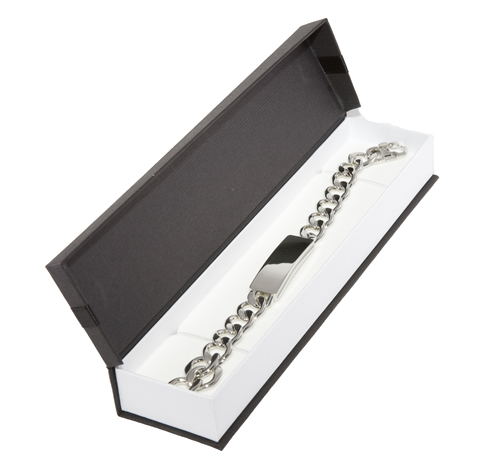 Unique Engraved Gents ID Bracelet - Premium Stainless Steel