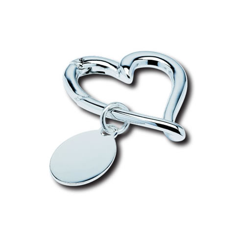 Unique Text Engraved Beating Heart Keyring Unique Text Engraved Beating Heart Keyring