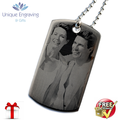 Unique Photo Engraved ID Tag