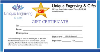 Gift Certificate £ 50.00