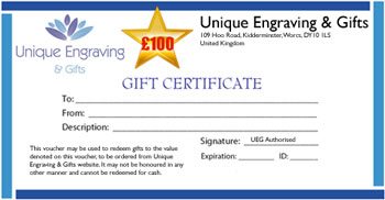 Gift Certificate £ 100.00